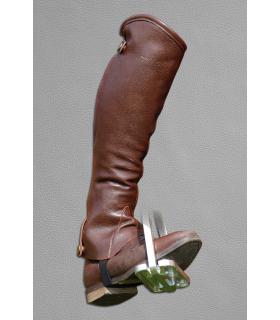 Mini chaps Dy'on en cuir modèle classic