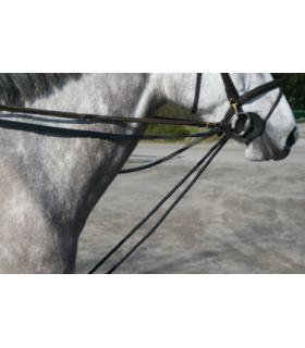 Rênes allemandes cuir/corde