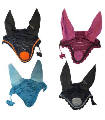 Bonnet crocheté avec corde d'attache - JMR