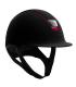 Casque Samshield Shadowmatt avec liseré rouge metallic