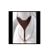 Fourchette de martingale pleine en cuir rigide - Dy'on