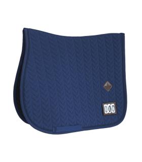 Tapis de selle Fishbone Competition Bleu Marine - Kentucky