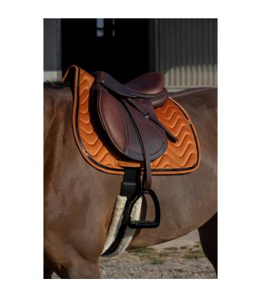 Tapis de selle EQUITHÈME Glossy Orange